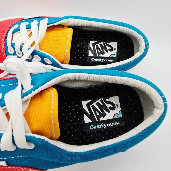 Vans Comfycush Era Multi Colored Colorblock Sneakers - Picture 9 of 11